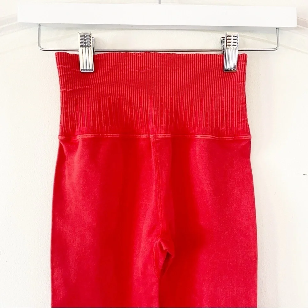 FRER PEOPLE Good Karma Red Leggings In Red XS/S NEW